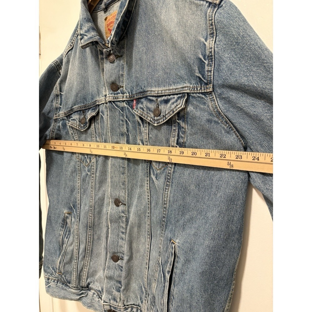 Levi's‎ Trucker Jacket Mens XXL Blue Excellent Medium Wash Denim 72334-0139 - Picture 10 of 13